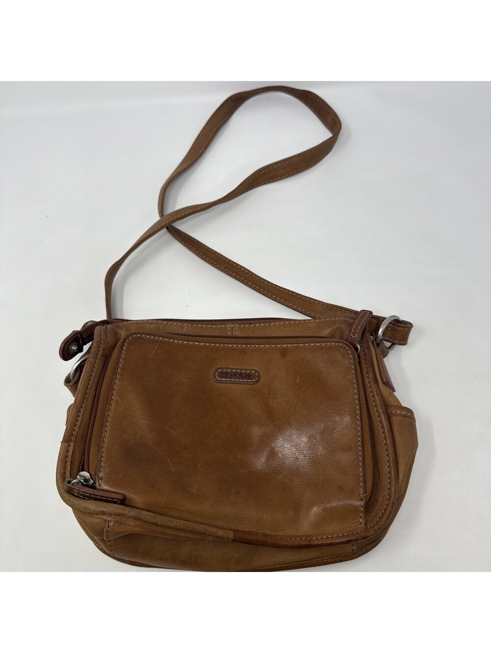 Vintage Brown Fossil Bag Purse Shoulder Bag Ladies Bag